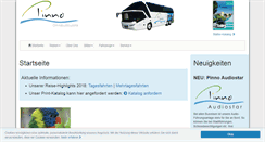 Desktop Screenshot of pinno-busreisen.de